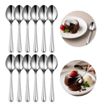 Imagem de Conjunto de 12 Colheres De Chá 15cm Continental Inox - Fratelli