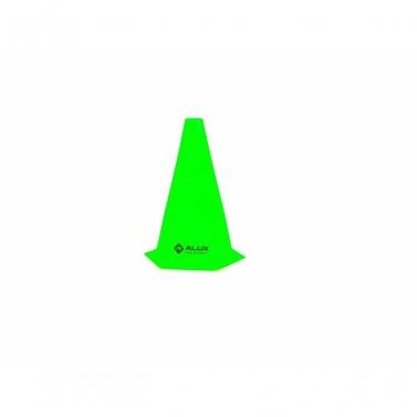 Imagem de Acessório para Treinamento Esportivo Cone de Agilidade Verde Flexível Bivolt Alux Pro Sports 23CM