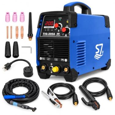 Imagem de S7 Soldador Tig, Soldador TIG HF TIG/Stick/Arc, 200 Amp 110 e 220V Máquina de Solda TIG de Tensão Dupla
