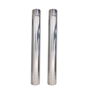 Imagem de Duto Inox 2m 5 Polegadas Chaminé Para Fornos Churrasqueiras