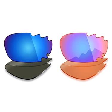 Imagem de 2 pares de lentes polarizadas de substituição da Mryok para óculos de sol ventilados Oakley Jawbone – Opções