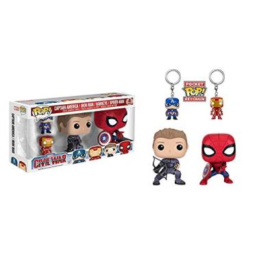 Imagem de Pop! Funko Civil War: Captain America/Iron Man/Hawkeye/Spider #4