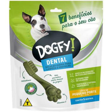 Imagem de Petisco Dogfy para Cães Adultos Porte Pequeno Sabor Menta - 5 Unidades