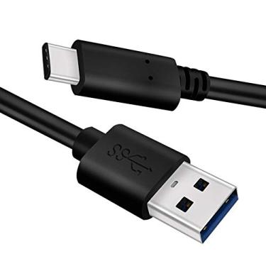 Imagem de Cabo de carregamento USB-C extra longo CBUS de 3 m para Nintendo Switch, Samsung Galaxy A10e/A20/A30/A30s/A50/A50s USB C 3.1 para USB A 3.0