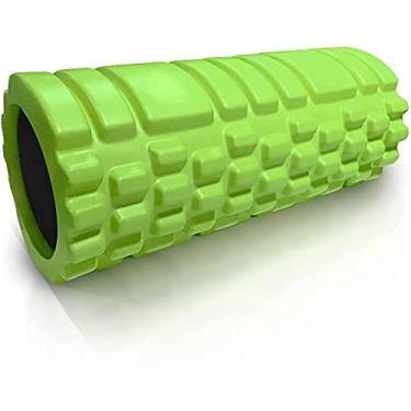 Imagem de Rolo de espuma – Massageador de tecidos profundos de densidade média para massagem muscular e liberação de ponto de gatilho miofascial (verde)