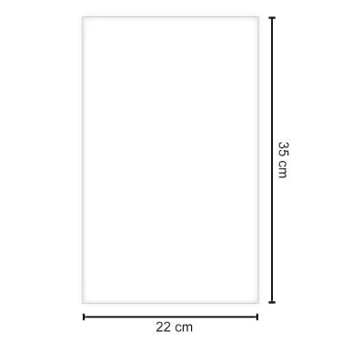 Imagem de Saco Plástico na medida 22 x 35cm com 0,06 micras de espessura com 1 Kilo