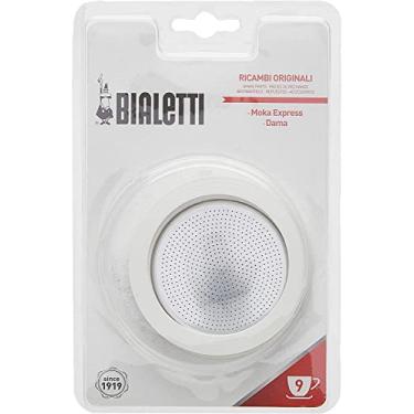 Imagem de Bialetti Juntas de substituição e filtro para cafeteiras de café expresso de 9 xícaras