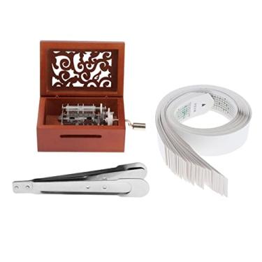 Imagem de F Fityle Caixa de Música Vintage com Manivela de Mão - Faça Sua Própria Música DIY - Presente para Seus Amigos