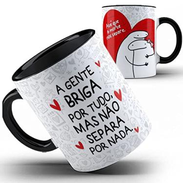 Imagem de Caneca preta Flork Briga por tudo