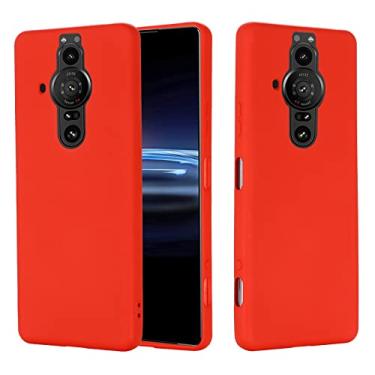 Imagem de YUNCHAO Caixa de telefone Para Sony Xperia Pro-i Pure Color Liquid Silicone Case capa para celular