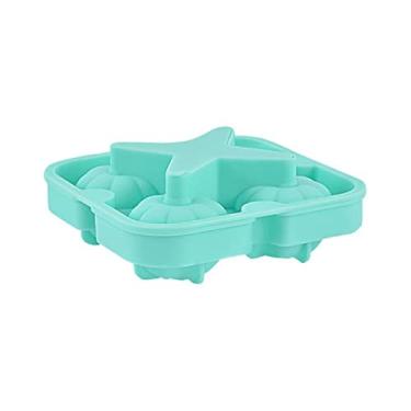 Imagem de Bandeja de cubo de gelo 4 grades forma de cubo de gelo silicone forma de abóbora molde de sorvete barra de café bola de gelo fazendo uísque molde de coquetel ferramenta de cozinha molde de cubo de gelo (cor: 02)