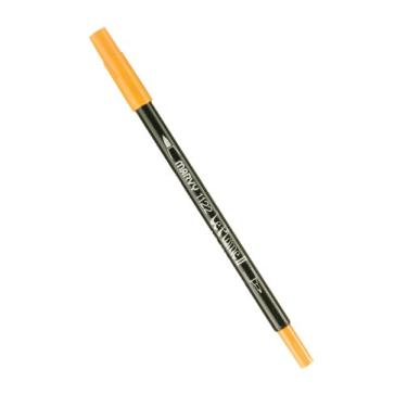 Imagem de Uchida 1122-C-83 Marvy caneta marcador ponta extra fina Le Plume II ponta dupla, caramelo