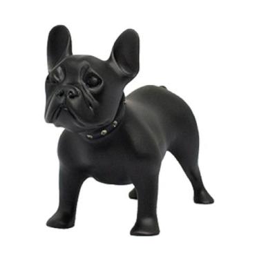 Imagem de Escultura Bulldog Francês Cor Preta - Alures