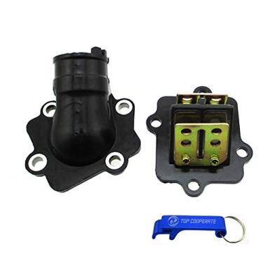 Imagem de Válvula de entrada de tubo de carburador de coletor de motor TC-Motor para gatos árticos 50 cc jog 50 Minarelli para Yamaha 2 tempos scooter moped Polaris Sportsman 90 cc