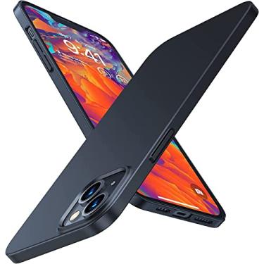 Imagem de Capa Capinha Para iPhone 14 Plus Tela 6.7 Acr�lica Fosca Super Slim Case Premium Top (Preta)