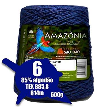 Imagem de Barbante Amazônia Nº 6 com 600g São João - Cor 09 Azul Marinho