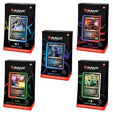 Imagem de Magic: The Gathering Starter Commander Deck Bundle – Includes all 5 Decks