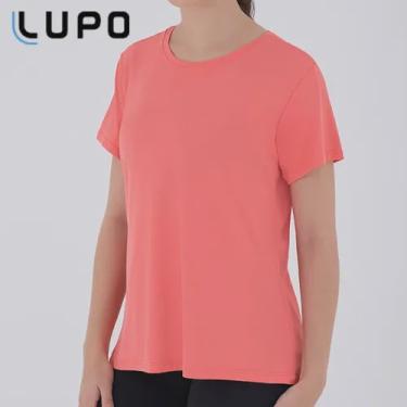 Imagem de Camiseta Feminina Fitness Alongada Plus Lupo Sport 77135