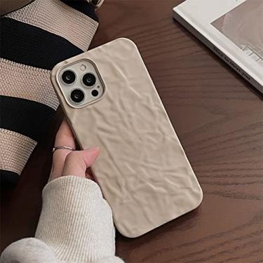 Imagem de 3D padrão de origami verde escuro bege moda capa para iphone 14 13 12 11 pro xs max xr x se 7 8 plus tampa traseira chá de leite para iphone xr