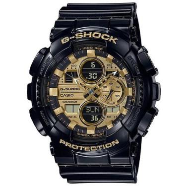 Imagem de Relógio Casio G-Shock Masculino Dourado Preto Ga-140Gb-1A1dr