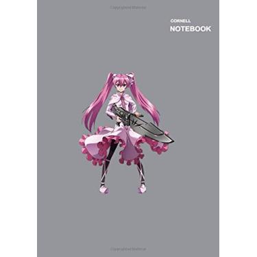 Imagem de Livro de anotações Cornell: Notas Cornell, 110 páginas, tamanho A4 (21 x 29,7 cm), capa de caderno Akame Ga Kill Mine Character.