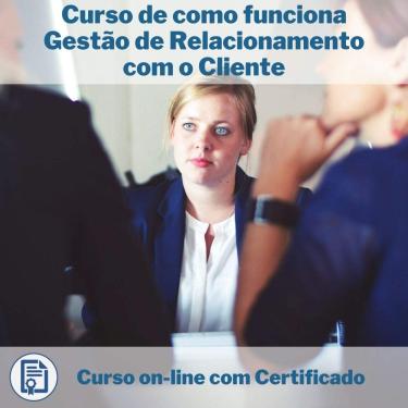 Imagem de Curso Online em videoaula de como funciona Gestão de Relacionamento com o Cliente com Certificado + 2 brindes