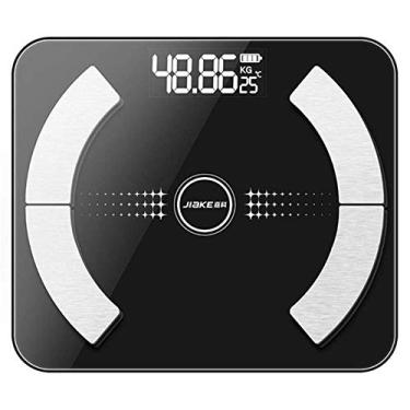 Imagem de balança de peso profissional lcd eletrônico bluetooth balança humana balança antiderrapante balança doméstica balança de peso durável