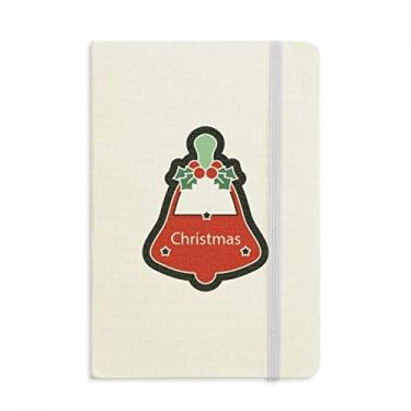 Imagem de Caderno de Natal Sinos de Natal com ícone de desenho animado oficial de tecido rígido diário clássico