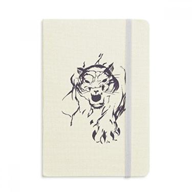 Imagem de Caderno de anotações Tiger King Animal Wild oficial de tecido rígido diário clássico