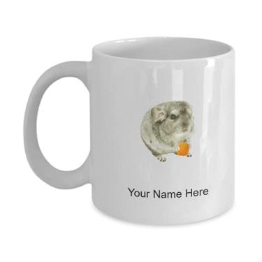 Imagem de Caneca de chinchila personalizada, xícara de café de chinchila, ideia de presente de chinchila, copo de chinchila personalizado, caneca de chinchila personalizada - Caneca de café de 325 ml