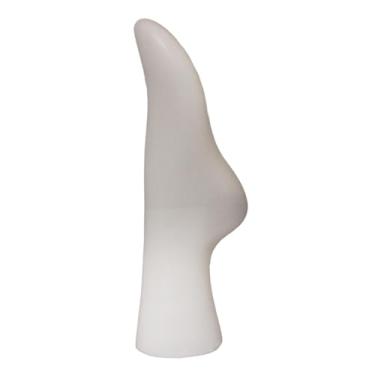 Imagem de Esquirla Manequim feminino modelagem pés feminino meia display rack curto meia exibição para casa diy suprimentos tênis chinelos, BRANCO