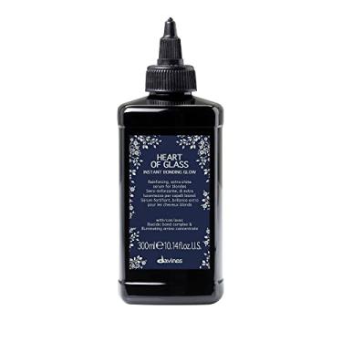 Imagem de Davines Heart of Glass Instant Bonding Glow, sérum de brilho reforçador, tratamento leve para cabelos loiros e tingidos, 35 ml.