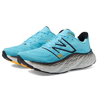 Imagem de New Balance Tênis de corrida masculino Fresh Foam X More V4, Summer Aqua/Preto, 16
