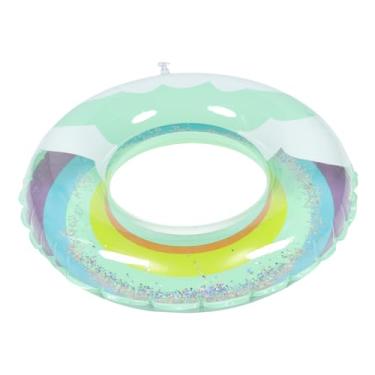 Imagem de BRIGHTFUFU anel de natação para para piscina engrossar bóia salva-vidas filho PVC