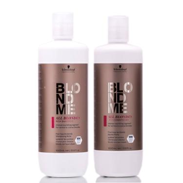 Imagem de Shampoo e Condicionador Schwarzkopf BlondMe Rich 1000ml