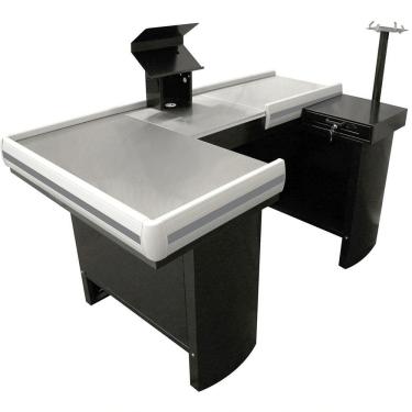 Imagem de Checkout Leve De 1,80M Mesa Reta Com Kit e Furação Para Balança Innal