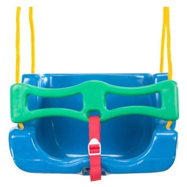 Imagem de Balanço Infantil Cadeira Azul De Plástico - Jundplay