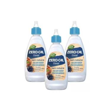 Imagem de 3 Adoçante Zero Cal Eritritol Líquido 65ml