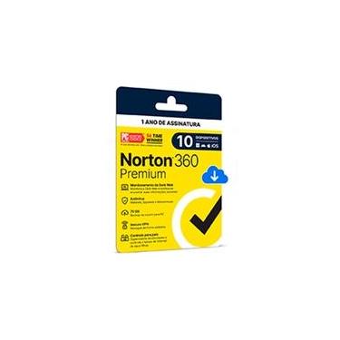 Imagem de Norton 360 Premium 2023 10 Dispositivos, 12 meses, Digital para Download - ESD 21430780