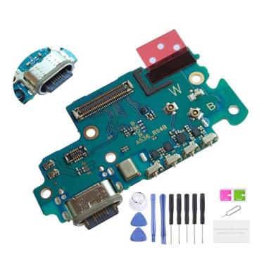 Imagem de MFLDSFLHM Peças de substituição da placa de porta de carregamento USB Galaxy A53 para Samsung Galaxy A53 (5G) A536 de 6,5 polegadas