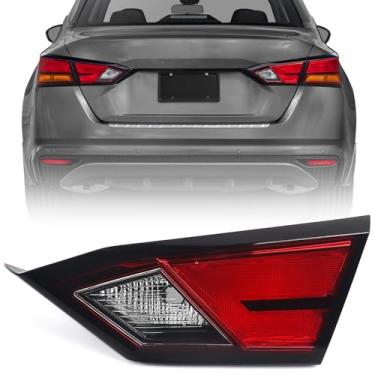 Imagem de Huray Luz traseira interna direita adequada para Nissan Altima 2019-2022 [tipo halogêneo] Lanterna traseira RH Conjunto de lâmpada de freio traseiro estilo original substituição para NI2803119 (lado