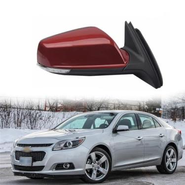 Imagem de Substituição do espelho lateral do passageiro adequado para Chevrolet Malibu 2010-2018 espelhos de porta lateral conjunto de espelho retrovisor acessórios de seta, aquecimento, ajuste elétrico, lente