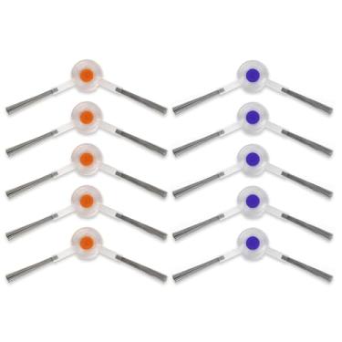 Imagem de (10 peças) Escova lateral de substituição compatível com aspirador de pó Narwal Freo/Freo X Ultra Series, escovas laterais de aspirador robótico