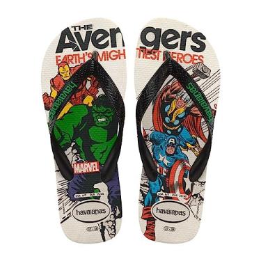 Imagem de Chinelo Top Marvel Classics, Havaianas, Adulto Unissex, Bege Palha, 45/46
