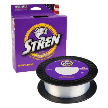 Imagem de Stren Original®, claro/azul fluorescente, 6,3 kg | Linha de pesca monofilamento de 6,3 kg, adequada para ambientes de água doce