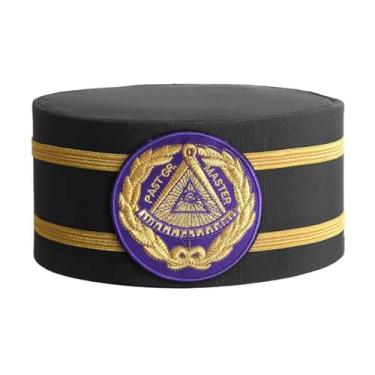 Imagem de Boné Past Grand Master Blue Lodge Crown - Patch roxo com trança dupla, Preto, 63