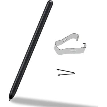 Imagem de Z Fold 3/4 caneta de substituição para Galaxy Z Fold 3 4 S Pen Fold Edition para Samsung Galaxy Z Fold 3 4 telefone com 2 pontas (Phantom Black)