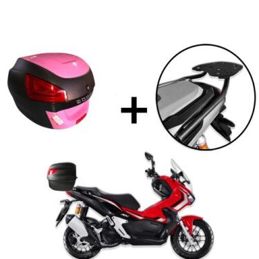 Imagem de Baú 29 litros Awa Proos com Bagageiro para Honda ADV 150 2021+, Rosa