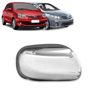 Imagem de Aplique Cromado para Capa Retrovisor Corolla 2009 2010 2011 2012 2013 