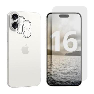 Imagem de Película Vidro + Película Câmera Traseira iPhone 16 / Plus - DB, Iphon